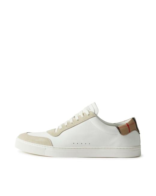 Burberry White Sneakers Shoes for men