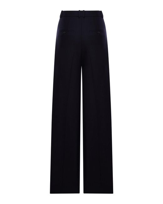 Saint Laurent Blue Regular & Straight Leg Pants