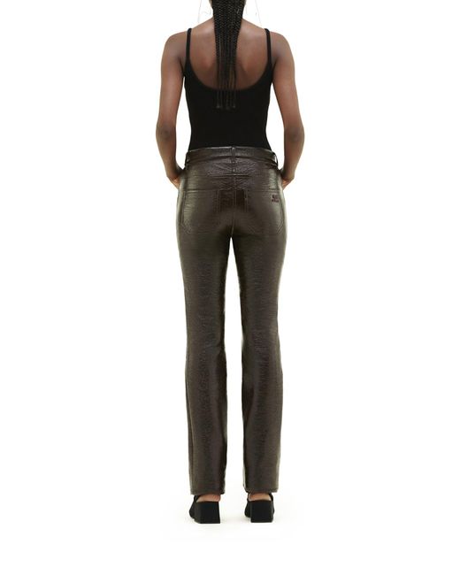Courreges Black Reedition Rib Knit Tank Top