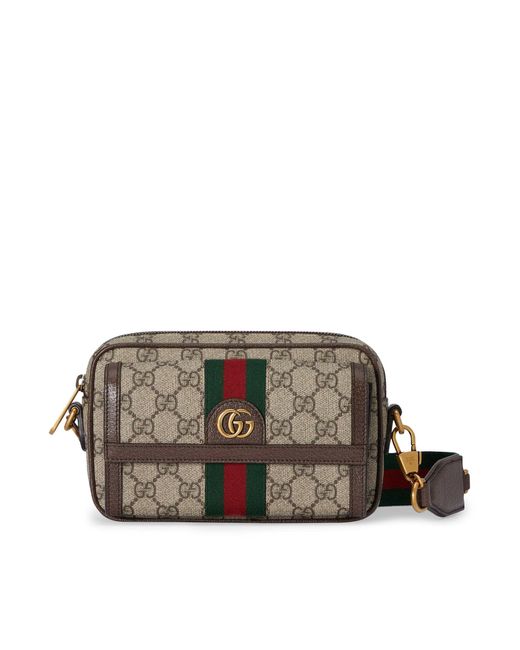 Gucci Brown Ophidia Mini Bag Gg for men