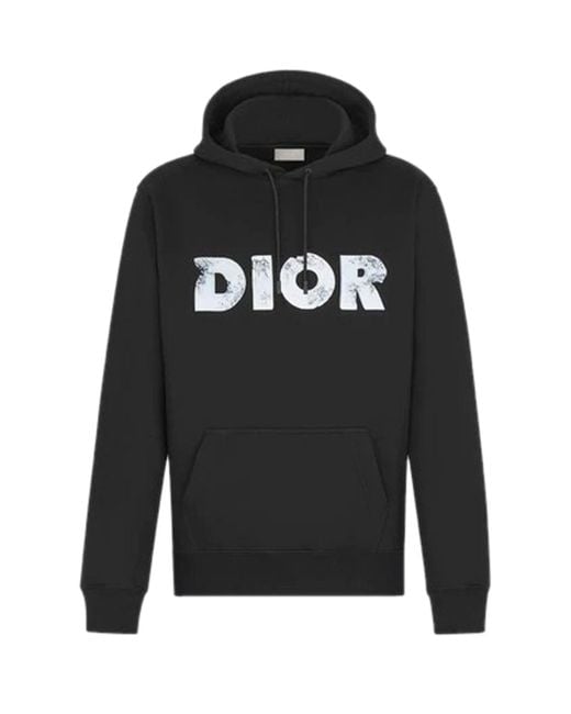 Dior Black Hoodie With Logo 3d for men