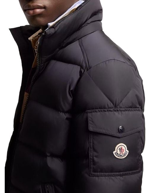 Moncler Black Maya Short Matt Down Jacket for men