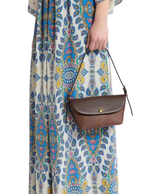 Etro Brown Small Arnica Boat Bag