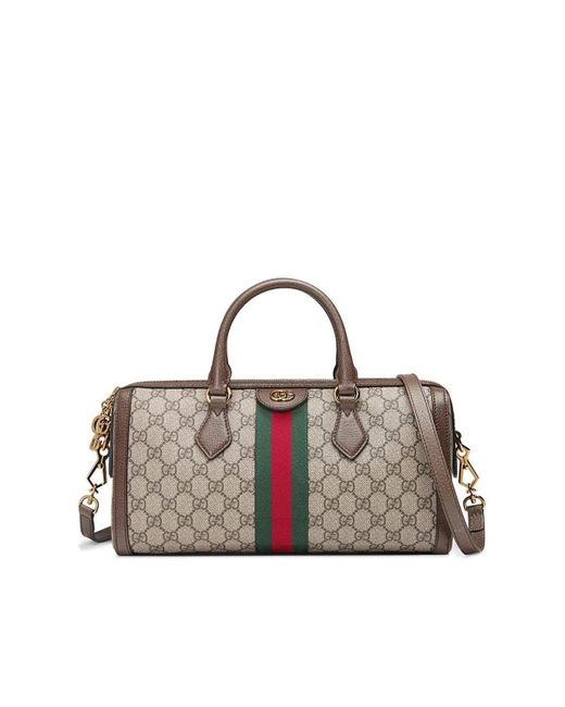Gucci Multicolor Ophidia GG Medium Top Handle Bag