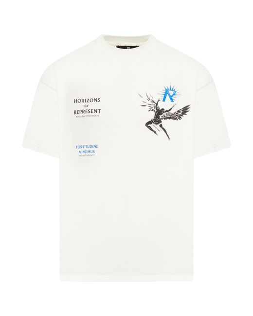 Icarus t-shirt di Represent in White da Uomo