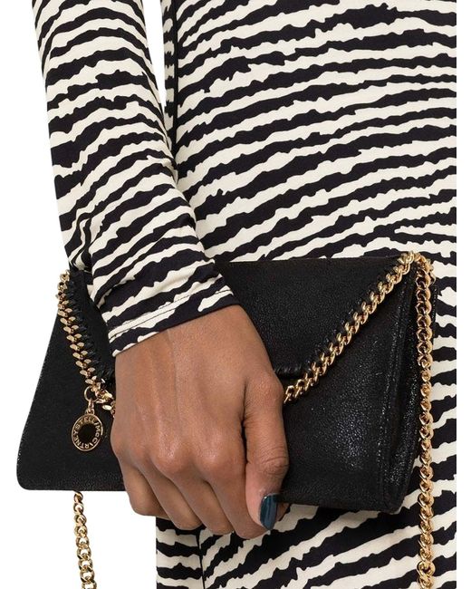 Stella McCartney Black Falabella Mini Shoulder Bag