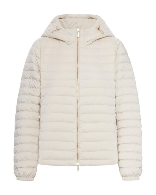 Moorer White Julay Short Padded Down Jacket