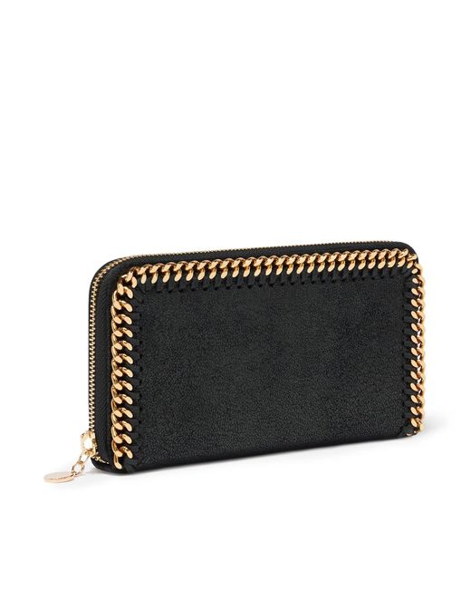Falabella zip continental wallet di Stella McCartney in Black