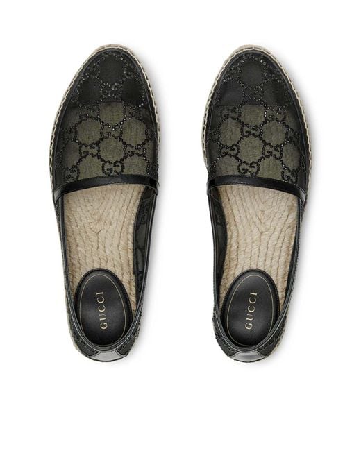 Gucci Multicolor Espadrilles With Gg Crystals