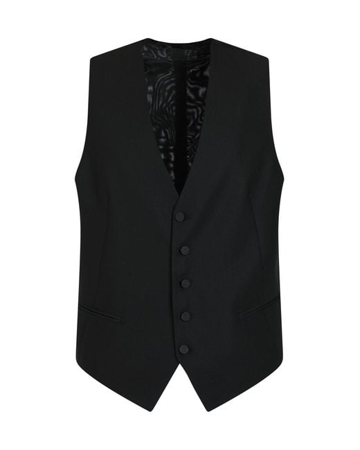 Tagliatore Black Abito Con Gilet for men
