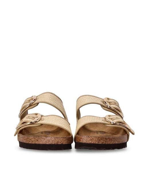 Birkenstock White Arizona Big Buckle