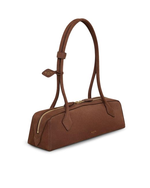 Alaïa Brown Le Teckel Medium Bag