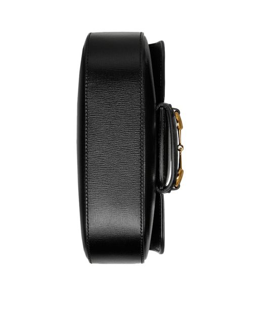 Mini borsa a spalla horsebit 1955 di Gucci in Black