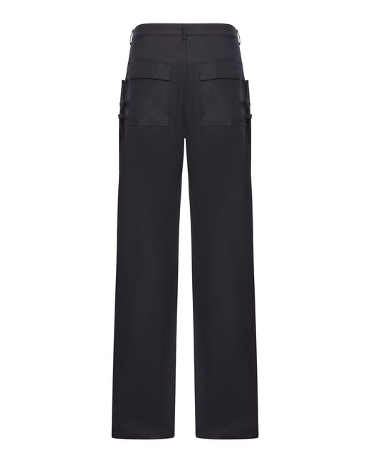 Rick Owens Blue Stefan Cotton Blend Cargo Pants for men