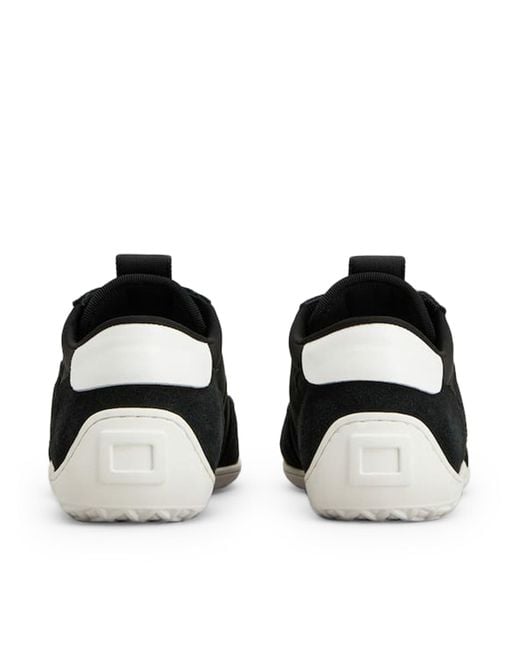 Roger Vivier Black Viv Low Suede Sneakers