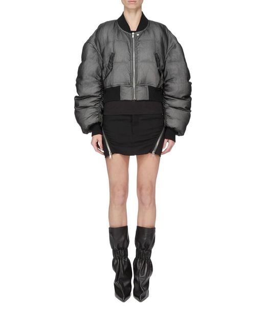 Rick Owens Black Banana Miniskirt