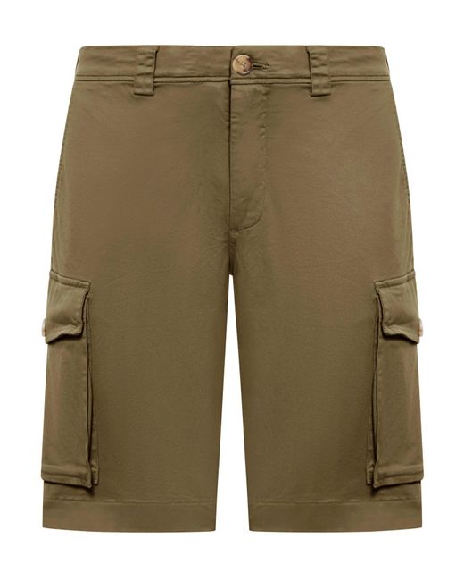 Woolrich Green Cargo Shorts for men