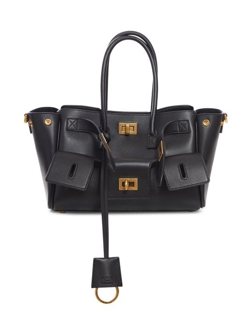 Balenciaga Black Carry All Bel Air Mini Bag