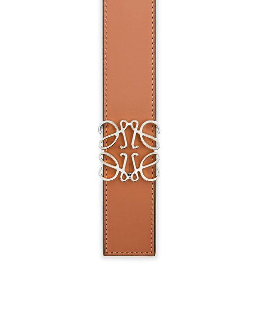 Loewe White Reversible Anagram Belt