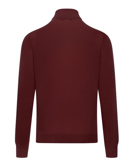 Nome G Red Turtleneck Sweater for men