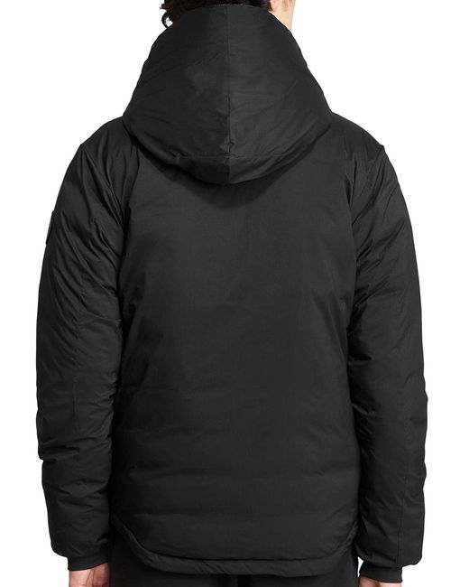 Canada Goose Black Lodge Label Hooded Jacket for men