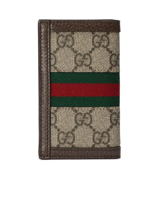 Gucci Gray Ophidia GG Wallet for men