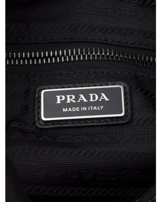 Borsa explore in pelle di Prada in Black da Uomo