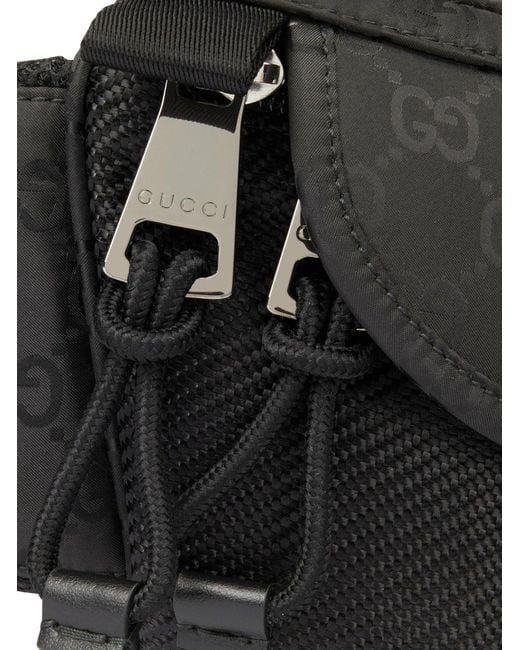 Gucci Black gg Marsupio Small Size for men
