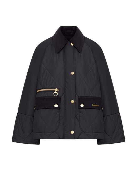 Barbour Black Martha Quilted Jacket