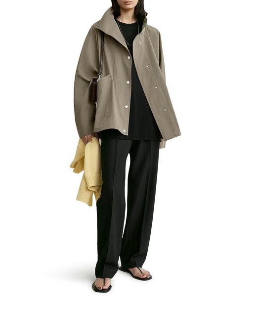 Totême Natural Cotton Blend Parachute Jacket