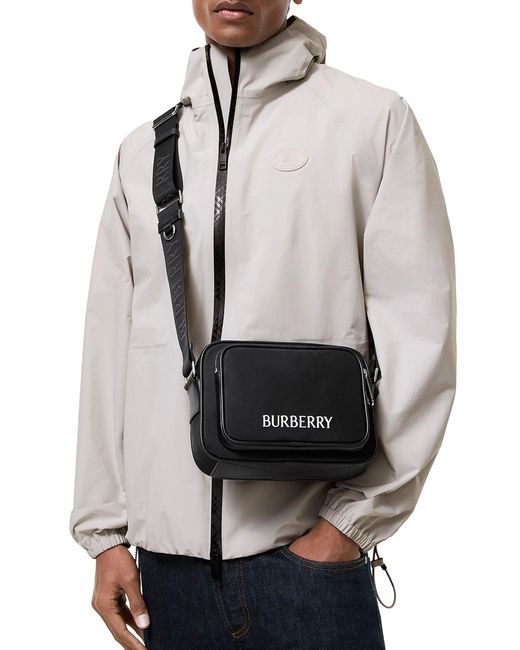 Borsa paddy a tracolla in nylon di Burberry in Black da Uomo