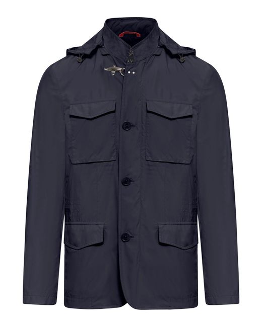 FAY ARCHIVE Blue Urban Jacket for men