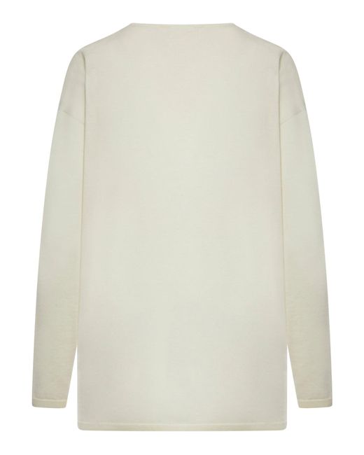 Maglione in cashmere di Max Mara in White