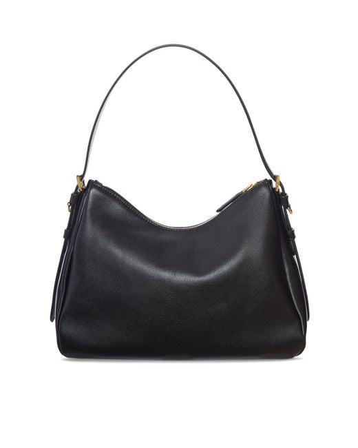 Prada Black Smooth Leather Shoulder Bag