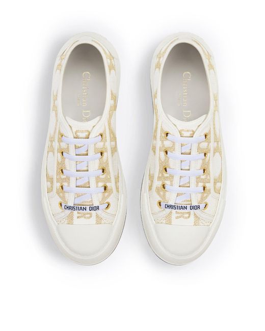 Dior White Walk`n`dior Platform Sneaker – Dior Or