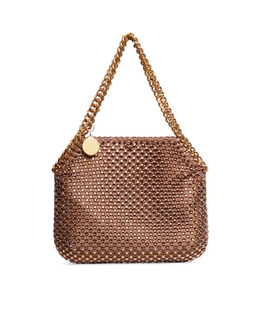 Stella McCartney Brown Falabella Mini Tote Bag