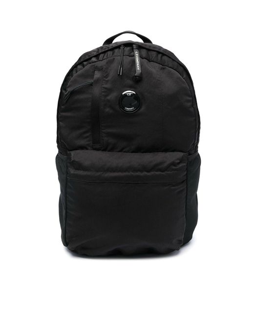 C P Company Black Backpacks Bag for men