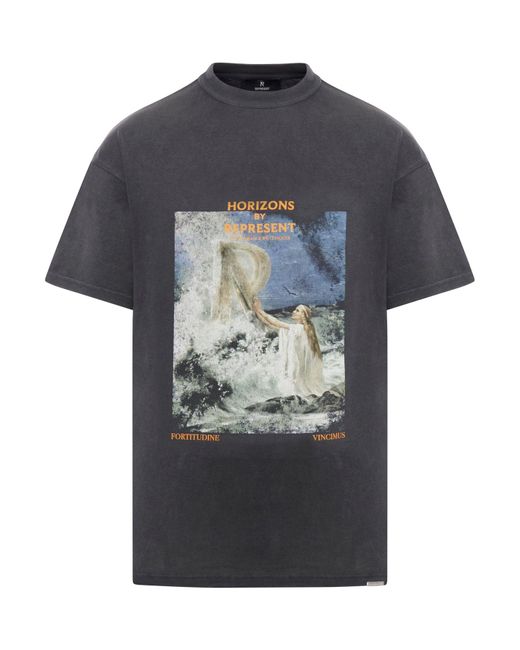 T-shirt stampata di Represent in Gray da Uomo