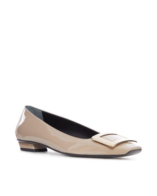 Roger Vivier Multicolor Patent Leather Ballerinas