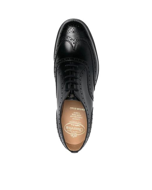 Church's Black Derbies Shoes for men