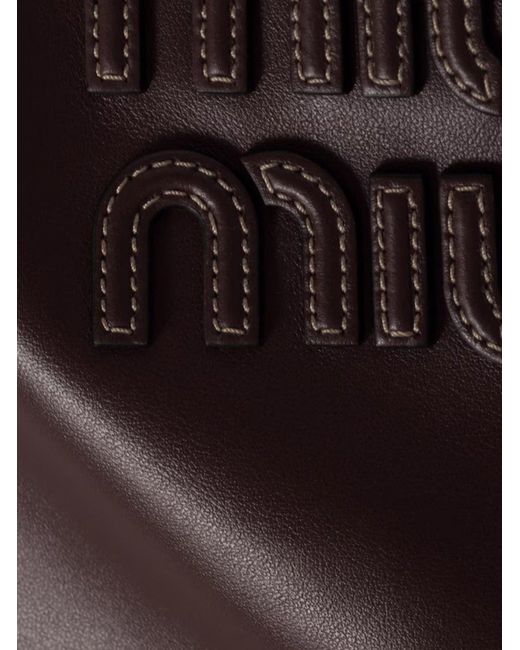 Miu Miu Brown Ivy Leather Bag