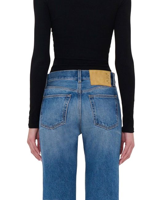 Haikure Blue Flora Denim Jeans