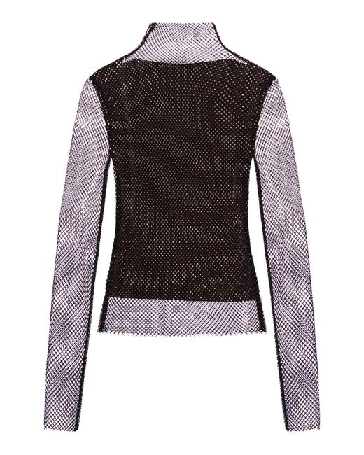 Top con maglia a rete di Sportmax in Black