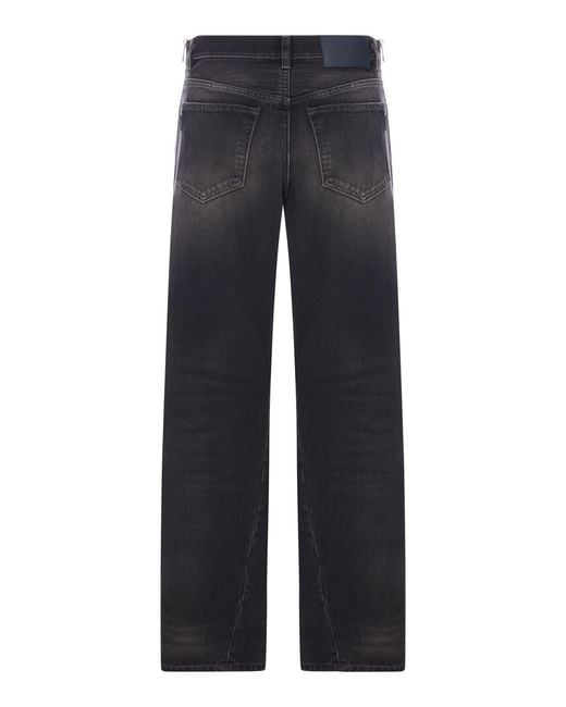 Haikure Blue Bonnie Jeans With Side Zips