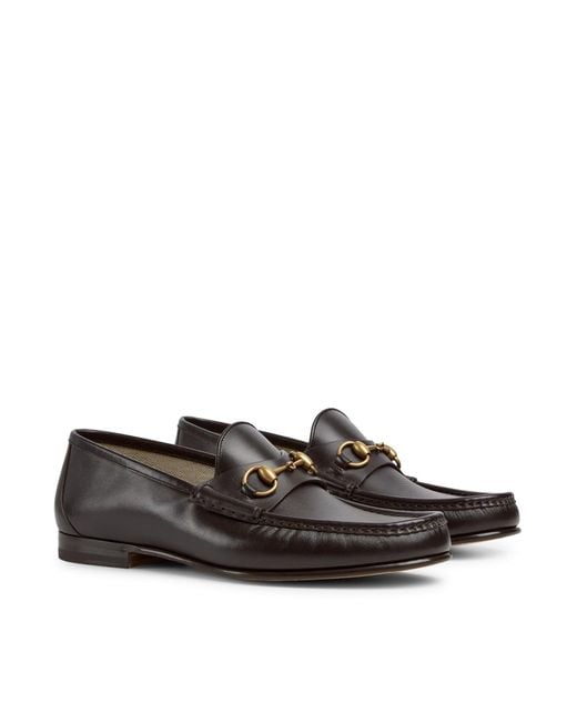 Mocassino horsebit 1953 di Gucci in Brown da Uomo