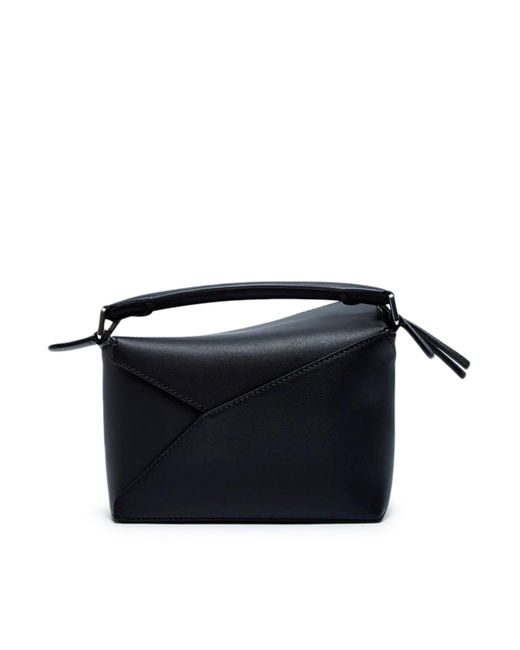 Borsa puzzle mini di Loewe in Black