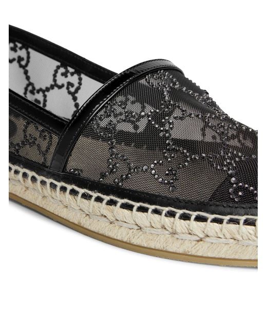 Gucci Multicolor Espadrilles With Gg Crystals