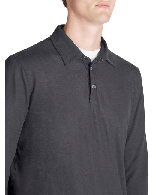 Zanone Blue Slim Fit Polo for men