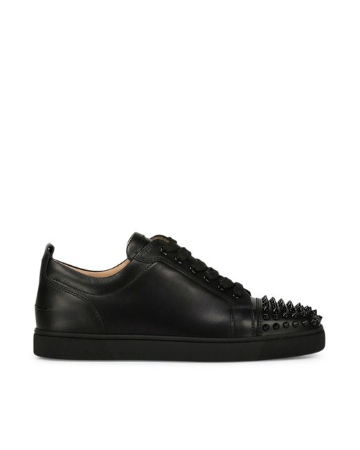 Sneakers louis junior spikes di Christian Louboutin in Black da Uomo