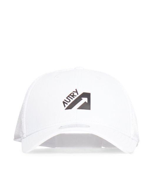 Cappello con logo di Autry in White